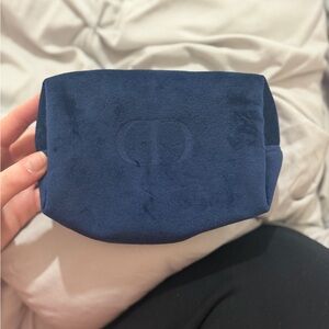 Navy Blue Cosmetic Pouch